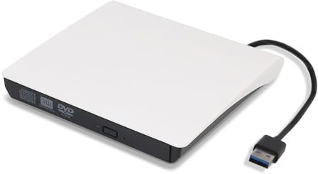SPSMOKH Lettore CD DVD esterno USB 3.0 portatile DVD/CD +/-RW masterizzatore esterno Slim Drive lettore DVD per computer portatile PC desktop Macbook Windows
