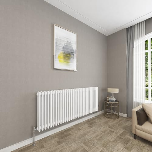 Sky bathroom 600x1460mm 3 Column Radiator Horizontal White Cast Iron radiato Traditional Central Heating Radiator