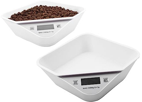 Cabilock Balance Électronique Avec Bol Balance De Cuisine Numérique - Capacité De 5 000 G Précise Pour La Pâtisserie Et Les Régimes