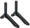 FFHAO 2 pz Universale In Alluminio TV Stand Base Mount Per Samsung Per Vizio Per Sony TV LCD Nero Televisione Staffa Supporto Da Tavolo