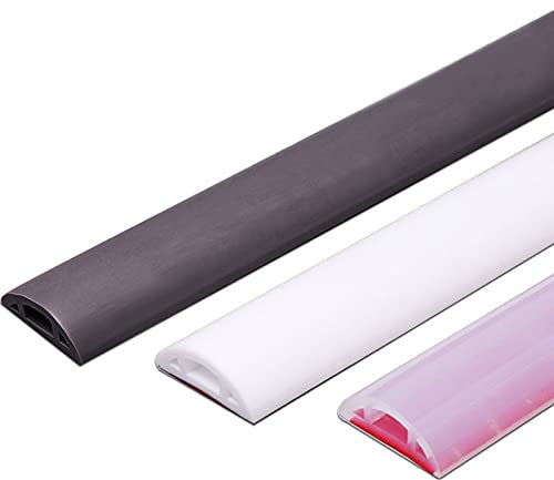 Barrière de douche autocollante en silicone pliable - 30 cm - Pour séparation humide et sèche - Seuil de douche flexible - Joint de rétention étanche.