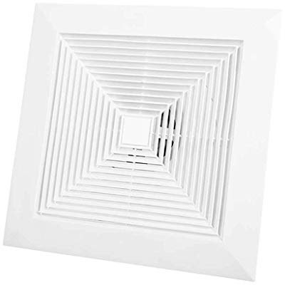 Single-Speed Bathroom Exhaust Fan - Ceiling Mount Quiet Operation Energy Efficient Ideal for Room Side Installation Air Circulation and Moisture Control