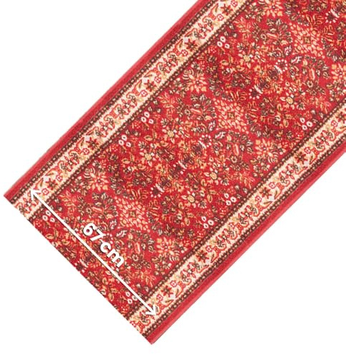 OLIVO.shop Passatoia Scale, Passatoia Lunga per Scale Interne, Tappeto Antiscivolo Multiuso Corridoio, Passatoie Scale al Metro, Tappeto Corridoio, Larghezza 67 cm, OLIMPO (CLASSICO, 0,67x10 mt)