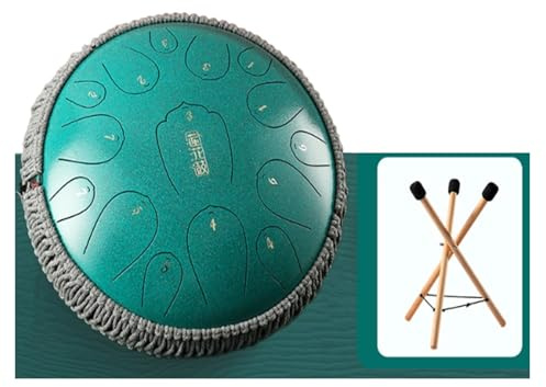 Stahlzungentrommel - 13 Zoll 15-Ton-Musikinstrument Handpan-Trommelset, Heilende Perkussionsinstrumente Für Meditation Und Yoga, D-Dur-Musikinstrument(A)
