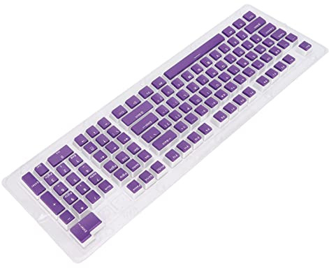 BONKZEBU Capuchons de Touches de Clavier Personnalisés, Large Gamme D'applications, Hauteur OEM, Conception Ergonomique pour Claviers Mécaniques, 110 Touches (Numéro Blanc #14)