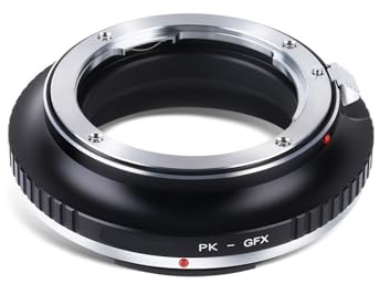 Lens Adapters, Adattatore for montaggio obiettivo PK-GFX, compatibile con obiettivi serie Pentax, compatibile con corpo fotocamera Fuji G GFX,For photography