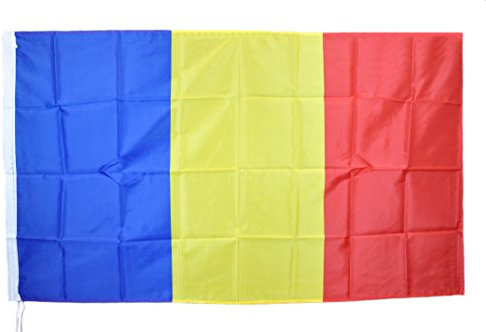 Drapeau roumaine Romanian Flag Roumanie Supporters Football tricolorii CM90 x 150 haute qualité Tissu résistant