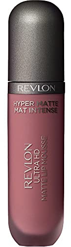 Revlon Ultra HD Lip Mousse Hyper Matte, Longwearing Creamy Liquid Lipstick in Plum/Berry, Death Valley (830)