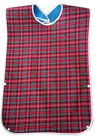 pengxiaomei Adult Bib Waterproof Clothing Protector, Washable 78 x 44 cm