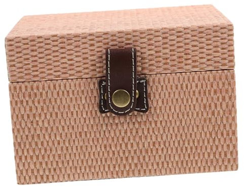 PACKOVE Kastenkasten Einfache Aufbewahrungsbox Ring-Organizer-Box Andenken-Schatztruhe aufbewahrungsdose storage boxes Schmucksache Schmuck-Organizer tragbar Schmuckkästchen Schmuckständer