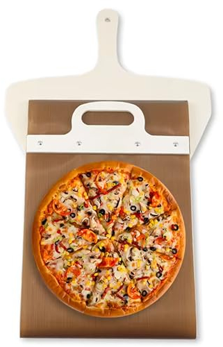 Andiis Treasures Innovative Pizza Peel Slider - Smart Sliding Paddle Handle for Effortless Transfer