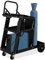 Relaxdays Schweißwagen, 3 Ablagen, Stellplatz für Gasflasche, Schweißgerätewagen, bis 90 kg, HxBxT: 88x40x71 cm, schwarz