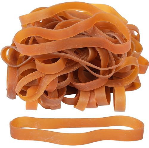 Rubber Bands Large Wide 6.5inch 35pcs Rubber Bands for Office Supplies Home School Elastic bands Large