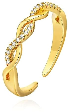 Cilla Jewels Damring med sammanflätad tvinnad design