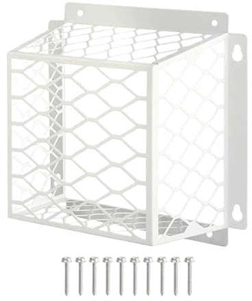 Grille d'aération extérieure - Grille de protection contre les oiseaux pour la sécurité - Cadre en métal résistant à la rouille avec montage encliquetable - Grille métallique renforcée pour les