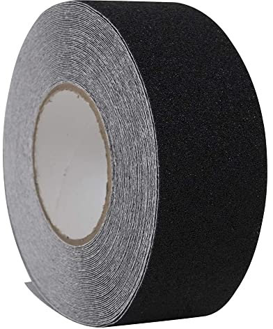 Gebildet 20m x 5cm Anti Rutsch Klebeband, Stark Sicherheitsband rutschfest, Anti-Rutsch-Klebeband Schritte Band Aufkleber für Innen- und Außenbereich, Schwarz