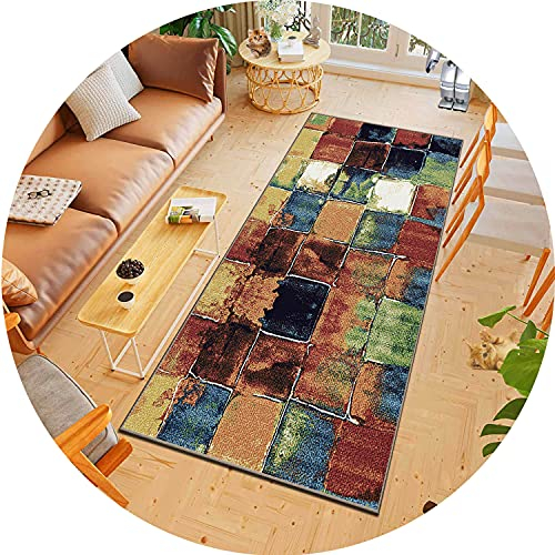 ACUY Teppich Läufer Flur rutschfest Waschbar Bunt Lange Vintage Kücheläufer Teppichläufer Polyester Weich Und Kuschelig Geruchsneutral (Farben : 10 Farben, Size : 40x100cm)