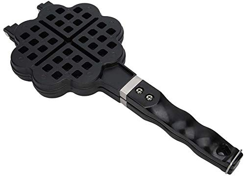 Appareil À Croque-Monsieur，Gaufrier ， Bricolage En Forme De Coeur En Métal Antiadhésif Gaufrier Moule À Gaufres Cuisine Gâteau Plat De Cuisson ， Pour Boules De Poulpe Rouleau D'Oeufs Pour Le Gaz