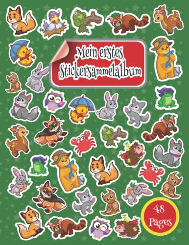 Mein Erstes Stickersammelalbum: Stickeralbum Leer , Stickerheft Leer , Sticker Album Mädchen Leer , Stickeralbum Jungen , Leer Stickerheft , Stickeralbum , Stickeralbum Mädchen