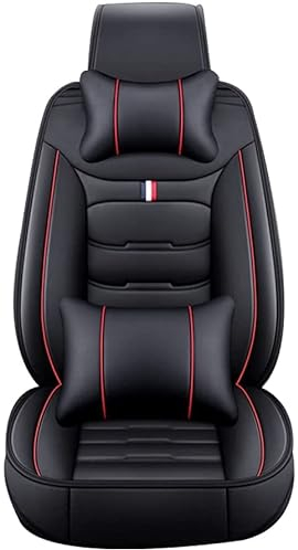 WQEFWR Auto-SitzbezüGe Autositzbezug für Opel Vectra C 5-Sitze, Leder Luxus Voll Vorderseite und RüCkseite SchonbezüGe, AutozubehöR Schonbezug AutositzbezüGe Kompatibel