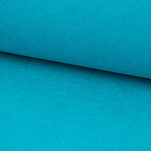 Kreativstoff Filz 1,5mm Stärke einfarbig türkis meliert 90cm Breite