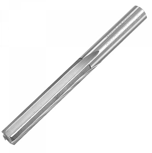 sourcing map Hartmetall Reibahle 5.7 mm, 4 Schneidig, H7 Genauigkeit, Maschinenreibahle für Metall Holz Loch Reiben, Gerade Nut Hochgeschwindigkeitsstahl Werkzeug