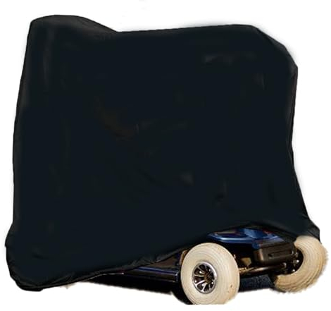 140 x 66 x 91cm Mobility Scooter Cover，Waterproof Mobility Scooter Rain Cover,420D Oxford Scooter Protective Cover with Elastic Band,Fully Enclosed Snow Wind Dust Sun Rain Cover For Mobility Scooter