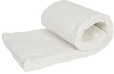 BACLAUGH Kaowool Ceramic Fiber Insulation Blanket 2 Thick x 16 x 48 2400F Fireproof Insulation Blanket Fit for Furnaces, Kilns, Stoves, Fireplaces