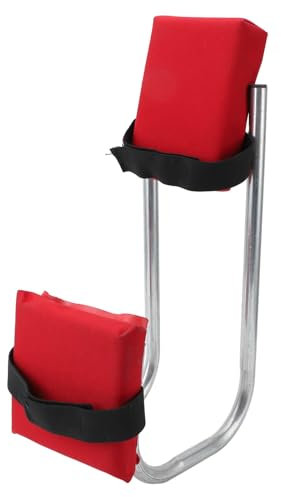 NOENNULL Genouillère pour Le Jardinage, Protection des Genoux et du Soutien de la Cheville avec Coussinet EVA, Siège à Genoux, Attelle de Jambe, Manipulation du Siège de Genou de (Red)