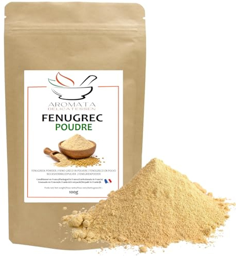 AROMATA - Fieno greco in polvere - 100gr - Fieno greco macinato - Origine India