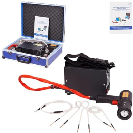 Chauffage par induction Chauffa à Induction magnétique Portable 1500W, Circuit de chauffa à Induction sans flamme, bricola for la réparation de voiture, outils de démonta de boulons avec un chauffage