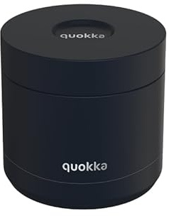 Quokka Contenitore Whim Black 600ml - Acciaio Inossidabile - Ermetico e Durevole - Ideale per Bambini - Conservazione Alimenti