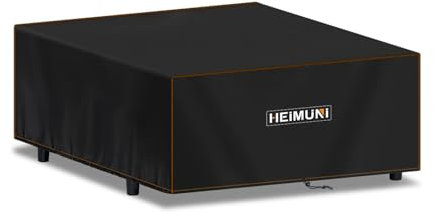 HEIMUNI Funda Plancha Exterior Impermeable, Funda para Plancha de Barbacoa con Cordón Cubierta para Parrilla Funda Protectora Barbacoa Exterior Anti-UV Tela Oxford 420D (56x50x20cm)
