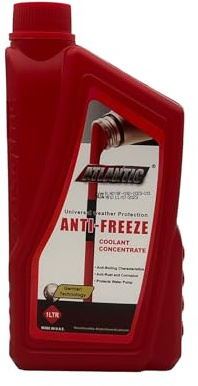 Red Antifreeze Coolant Concentrate OAT Extended Life Coolant SAE J 1034 1L