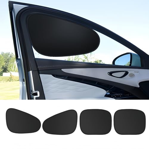 4 Unidades Parasol Coche Bebe,ParasolCoche Lateral,Parasol Ventanas Traseras Coches,Cortinas Coches,Protector Sol Coche Ventana NiñOs,Compatible con La MayoríA De Los VehíCulos