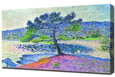 Henri Edmond Kreuz Strand Abend Effekt 1902 - Leinwandbild - Leinwanddruck auf Holzrahmen - Perfektes Bild für Wanddekoration