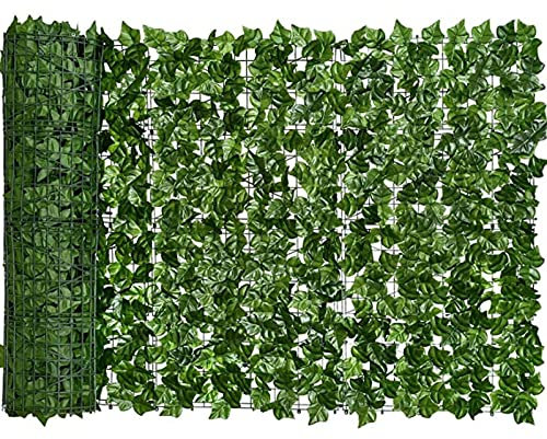 Dekorative Spalierpaneele – künstlicher Sichtschutz Heckenzaun für Gärten, Innenhöfe und Weihnachtsdekoration – individuelle Größe erhältlich (grün)