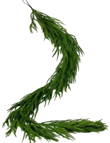 6Ft Pine Garland Real Touch Garlands Christmas Garland for festive or Home's Decorations