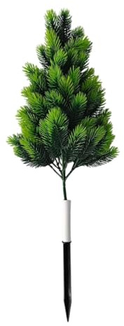 Milageto Arbre topiaire artificiel, buissons artificiels, plantes en pot faciles à installer, fausses plantes pour allée intérieure/extérieure, Noël, Halloween, Style B