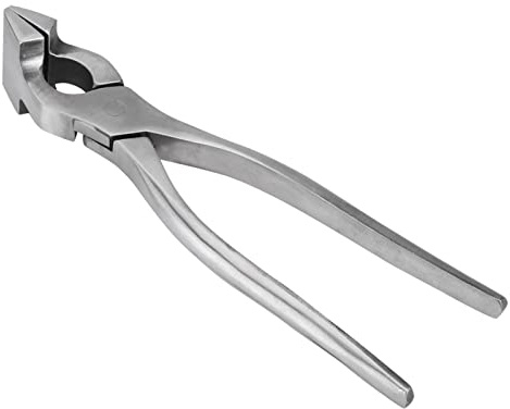 RASTKY Hochwertige Flachzange aus Stahl und Leder, Starke Bisskraft, Lange Lebensdauer, Ideal für Geldbörsen, Taschen, Einfach zu Bedienen