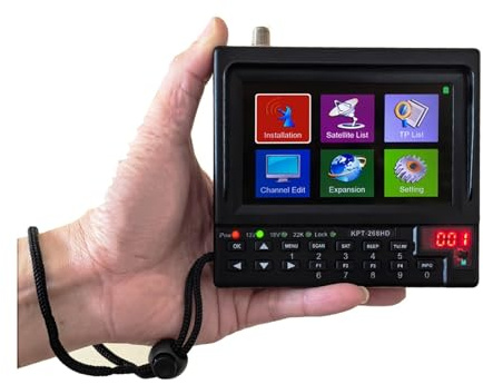 KPT-268HD DVB-S2 Ricevitore TV satellitare digitale Full HD Misuratore MPEG-4 DVB-S Sat Finder KPT 356H WS-6933