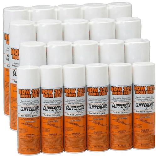 Barbicide Clipperside Hair Clippers Spray Cleaner Large 15 OZ. Bottle with EXCLUSIVE 5-In-1 Formula Disinfects