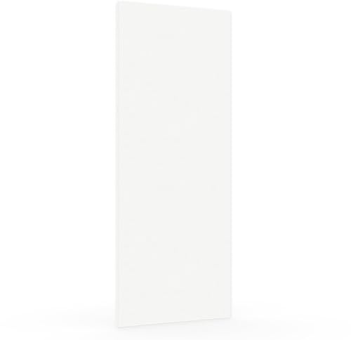 X57 Kühlschrankfront Möbelfront 19mm Frontplatte Unterbau- Einbaukühlschrank nach Maß (Weiß (Hochglanz), Wunschmaß)