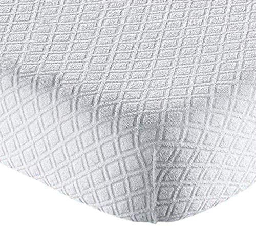 Generico Coprimaterasso Elasticizzato Una Piazza e Mezza in Spugna Jacquard