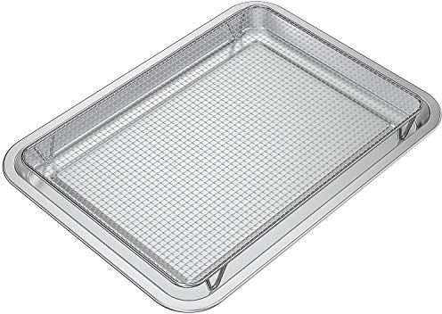 Onlyfire Stainless Steel Baking Sheet with Rack, 15.35 x 11.5 Inches