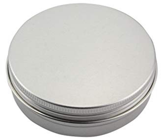 VICASKY Aluminium Döschen Mit Schraubdeckel Leichtgewichtiger Kosmetikbehälter Für Reisen Für Cremes Lotionen Lippenbalsam Make-up Und Mehr Silberfarben Aus Aluminium Gefertigt