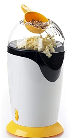 ksamwjf popcorn maker Hot Air Popcorn Machine Portable Electric Popcorn Maker Hot Air Popcorn Making Machine Kitchen Desktop Mini Corn Maker