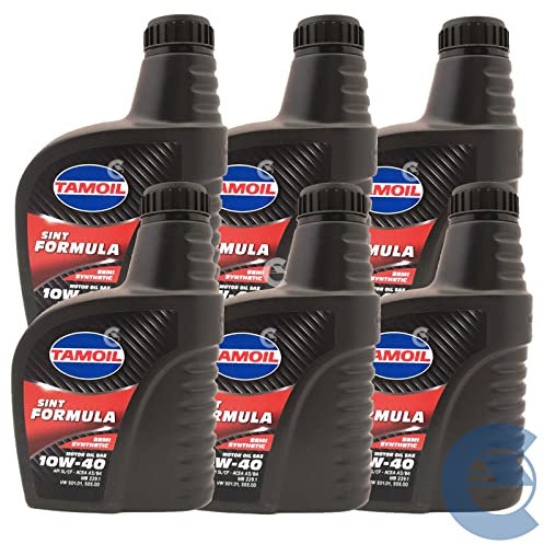 TAMOIL OLIO MOTORE Benzina Diesel SINT FORMULA 10W40 6 LITRI ACEA A3/B4