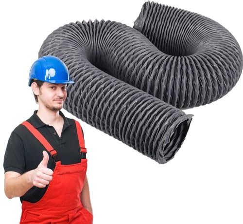 Abluftschlauch Lüftungsschlauch 50 Mm, 60 Mm, 75 Mm, 100 Mm, 115 Mm, 150 M, 200 Mm Durchmesser, Kanalführung, Auspuffrohr-Set Flex Für Auto-Klimaanlage, Innenluftkanal-Induktions-Ansaugrohrschlauch(Di