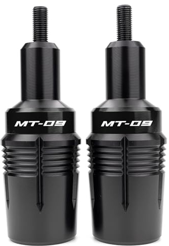 ZYAKOMO Fit For YAMAHA MT-09 2024 2025 MT 09 2023 MT09 SP 2021 TRACER 9 GT FZ09 CNC Motorcycle Frame Sliders Crash Protector Pad Falling Protection (Black)